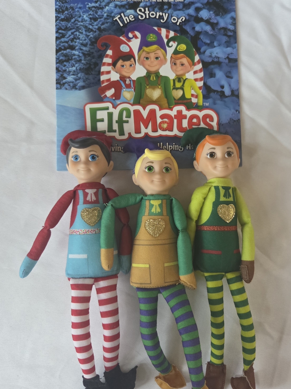 ElfMates Plush Elf Dolls And Book